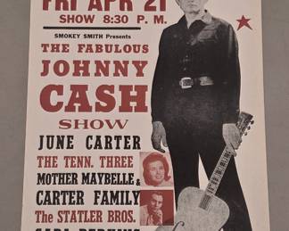 Original 1960s Johnny Cash posters