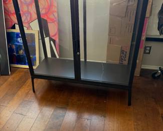IKEA Cabinet Glass and Metal