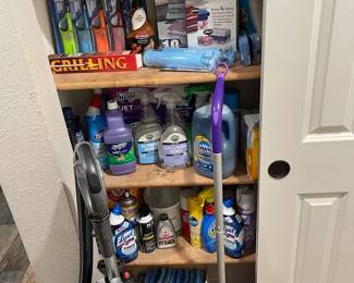 Household Chemicals w Shark Navigator Vacuum Swiffer Wetjet