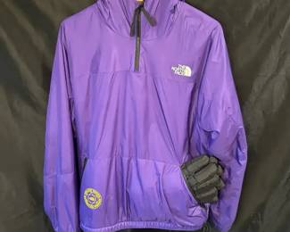 Small Mens North Face Graphic Collection Reversible Hooded Pullover