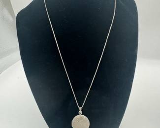 Sterling Silver Locket  Chain