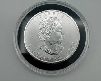 2022 Canadian Silver Maple Leaf Coin