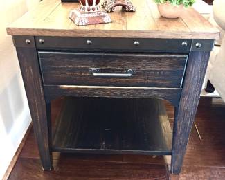 Matching side table with drawer