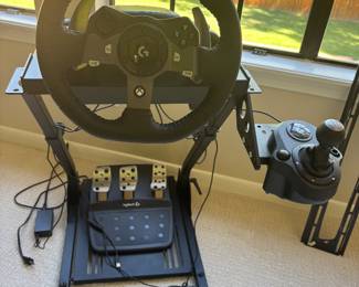 Logitech racing simulator