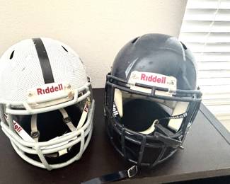 Ridell football helmets