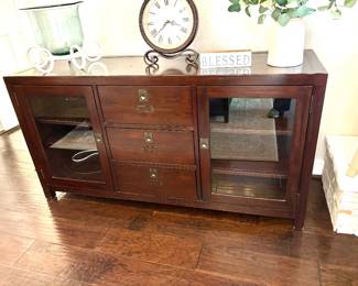 Pottery Barn media console