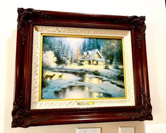 Thomas Kinkade "Deep Creek Cottage"