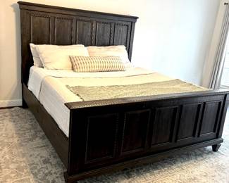 Outstanding king bed with high headboard