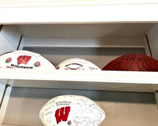 Signed footballs