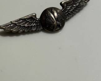 ca.1950 Sterling American Airlines Wings Pin