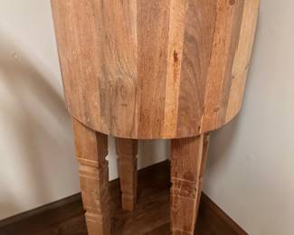 Round butcher block