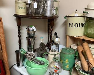 Jadeite and uranium glass