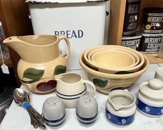 Watt Pottery Apple pattern kitchenware