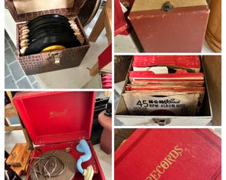 Record player, record, Storage and records