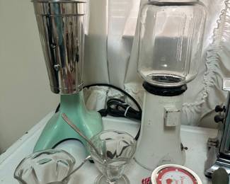 Soda fountain pieces