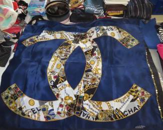 Chanel silk scarves.