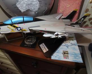 F-14 Tomcat model plane.