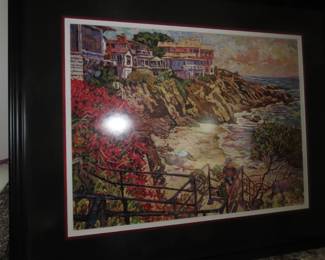 laguna Beach lithograph