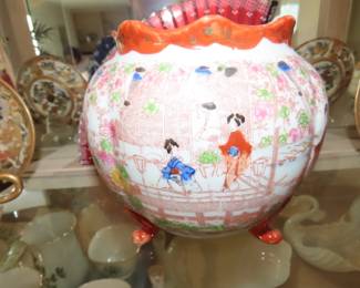 Japanese geisha Girl porcelain