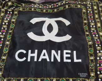 Chanel silk scarves.