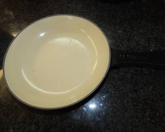 Le Crueset cookware.