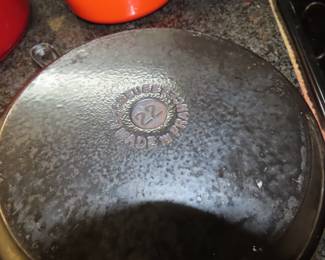 Le Crueset cookware.