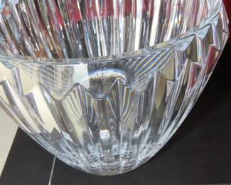 Bohemian crystal bowl.