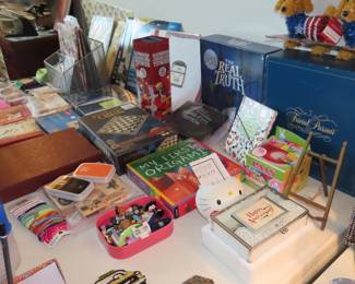 Games, office supplies, 