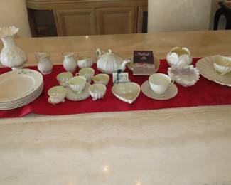 Large selection of Belleek