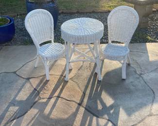 Child’s Wicker 3 piece set