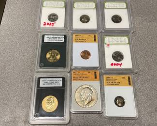 Collection of graded coins