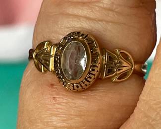 1983 pace high school 10 karat class ring