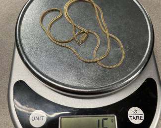 14 karat gold necklace