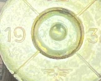 GERMAN SHELL CASINGS FROM WW-2