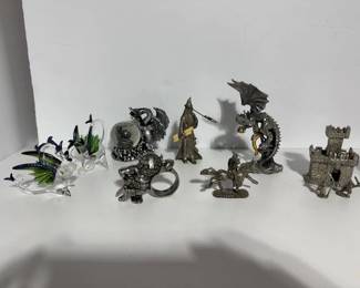 Pewter pieces