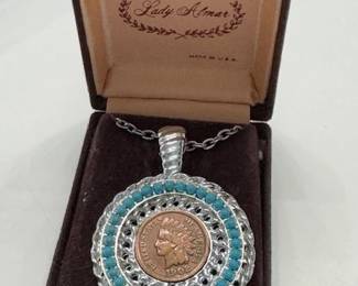 Indian Head Cent Necklace