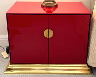 Red  Gold Night Stands