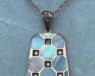 Sterling Silver MotherofPearl Pendant
