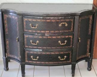 Vintage Black Dresser