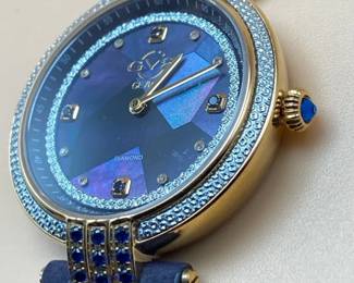 Ltd. Ed. Gevril GV2 Matera Diamond Goldtone Stainless Steel Watch With