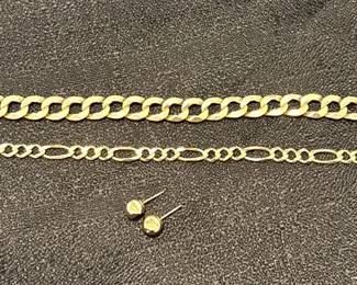 14k Gold Bracelets WEarrings