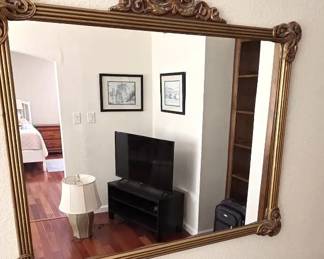 Antique Gold Leaf Mirror