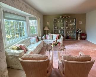 Full Room View Showing Furniture, Décor, and Household Items Available