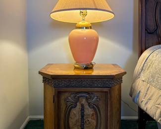 Vintage Wood Nightstand