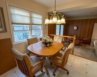 Wooden Dining Table & Chairs