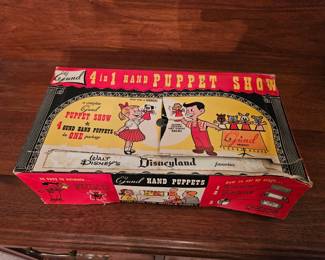 Disney puppet set box