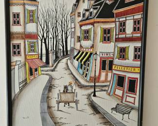 Jean Benet Mid Century Oil 