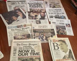 Super Bowl news papers