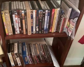 DVDs, movies