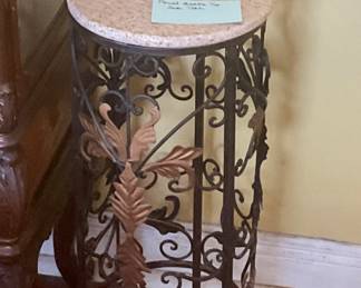 Metal table stand